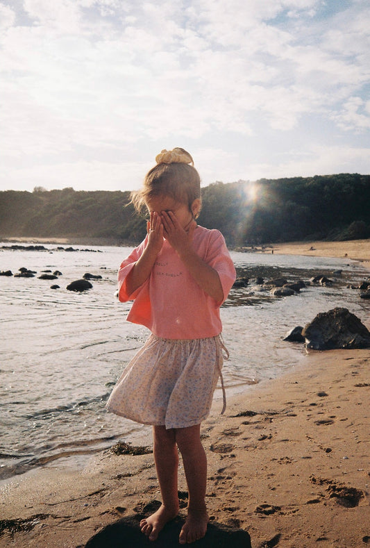 Illoura The Label She Sells Sea Shells Tee Peony