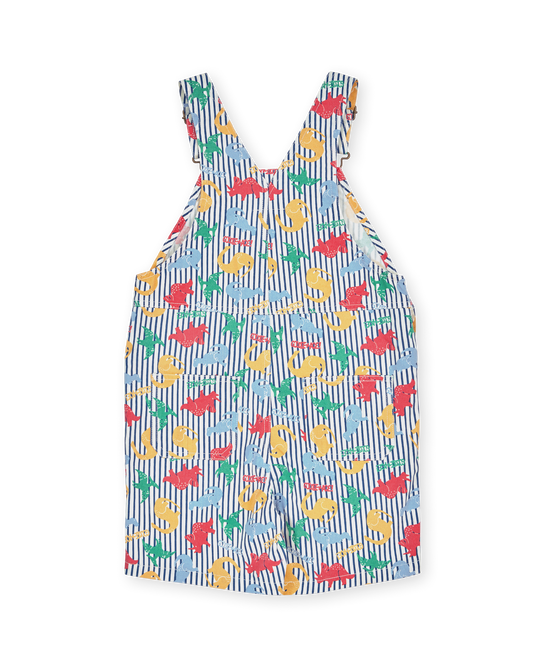 Goldie + Ace Dino Print Burton Overalls