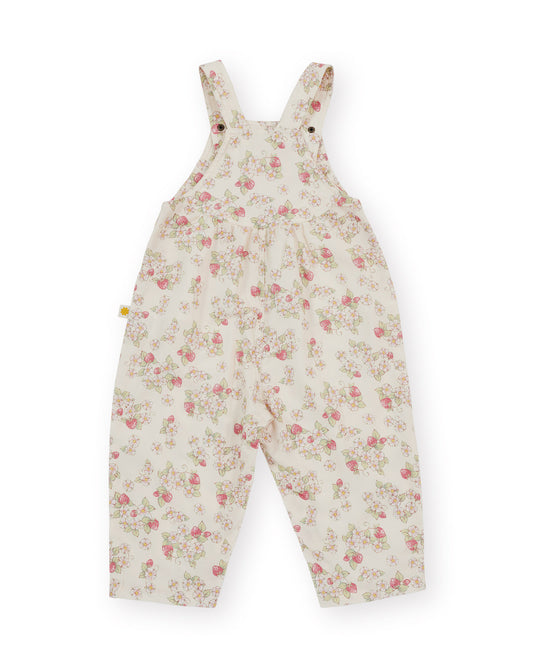 Goldie + Ace Strawberrry Fields Goldie Vintage Overalls Cream