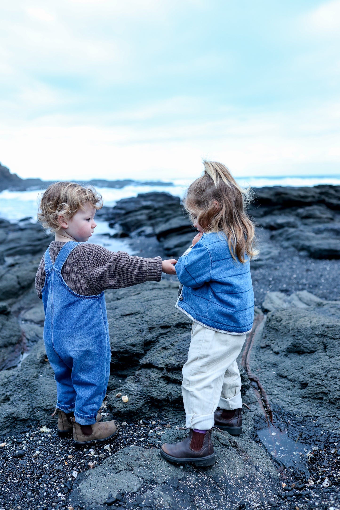 Grown Organic Reversible Jacket Ripple Denim