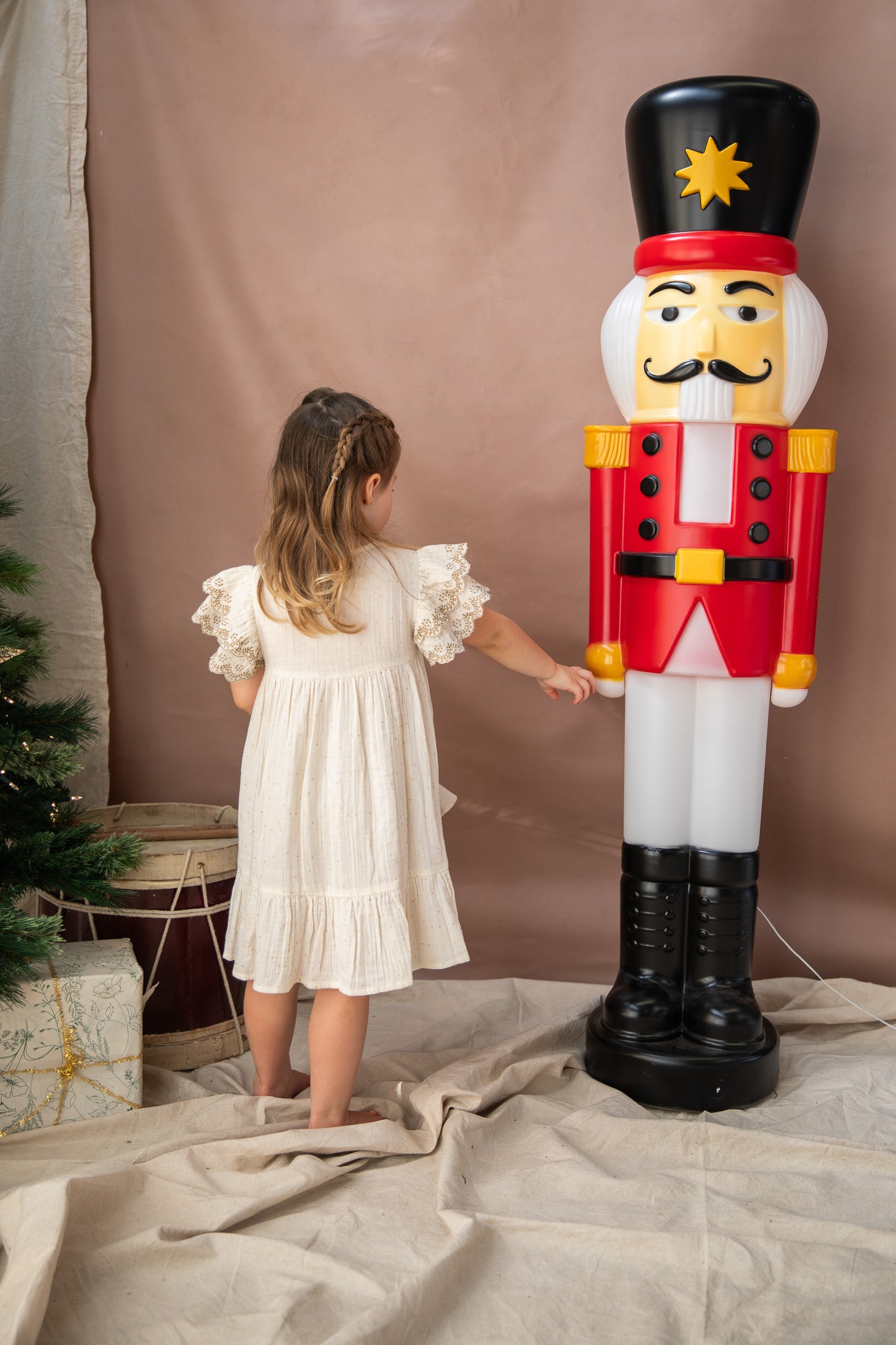 Bella and Lace Christmas Bells Dress White Christmas