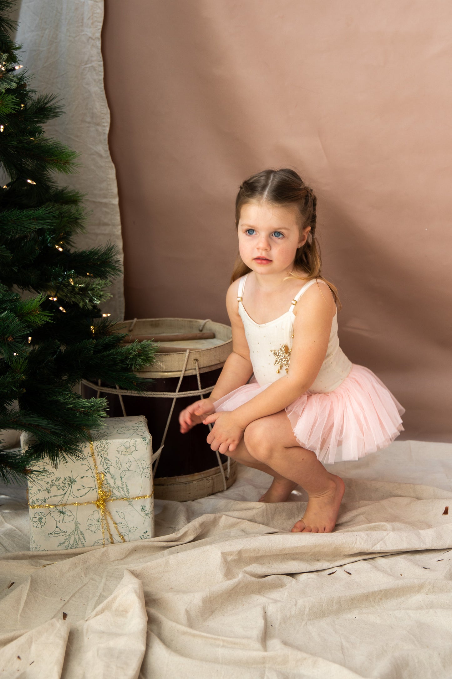 Bella and Lace Nutcracker Dress White Christmas