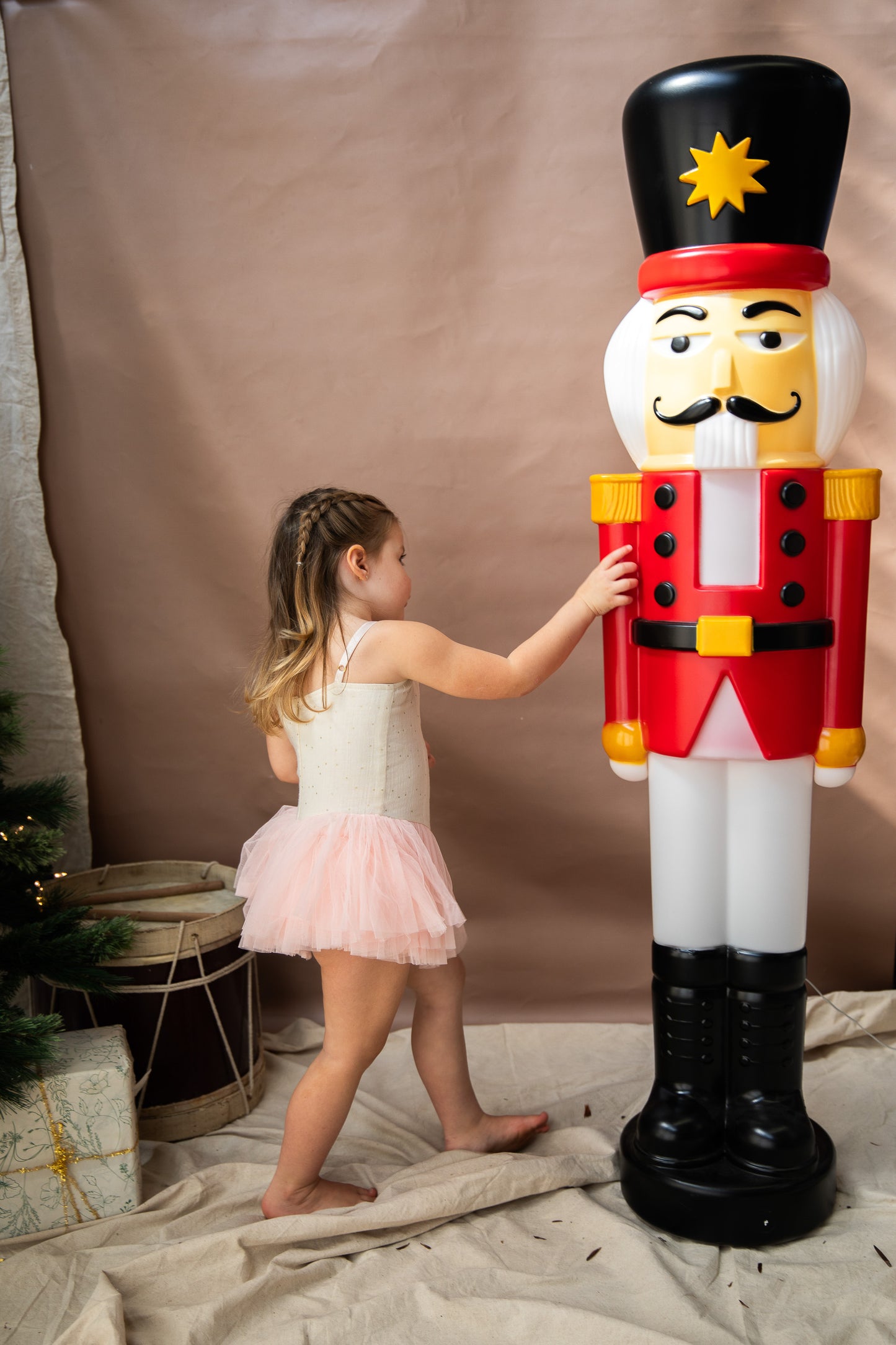 Bella and Lace Nutcracker Dress White Christmas