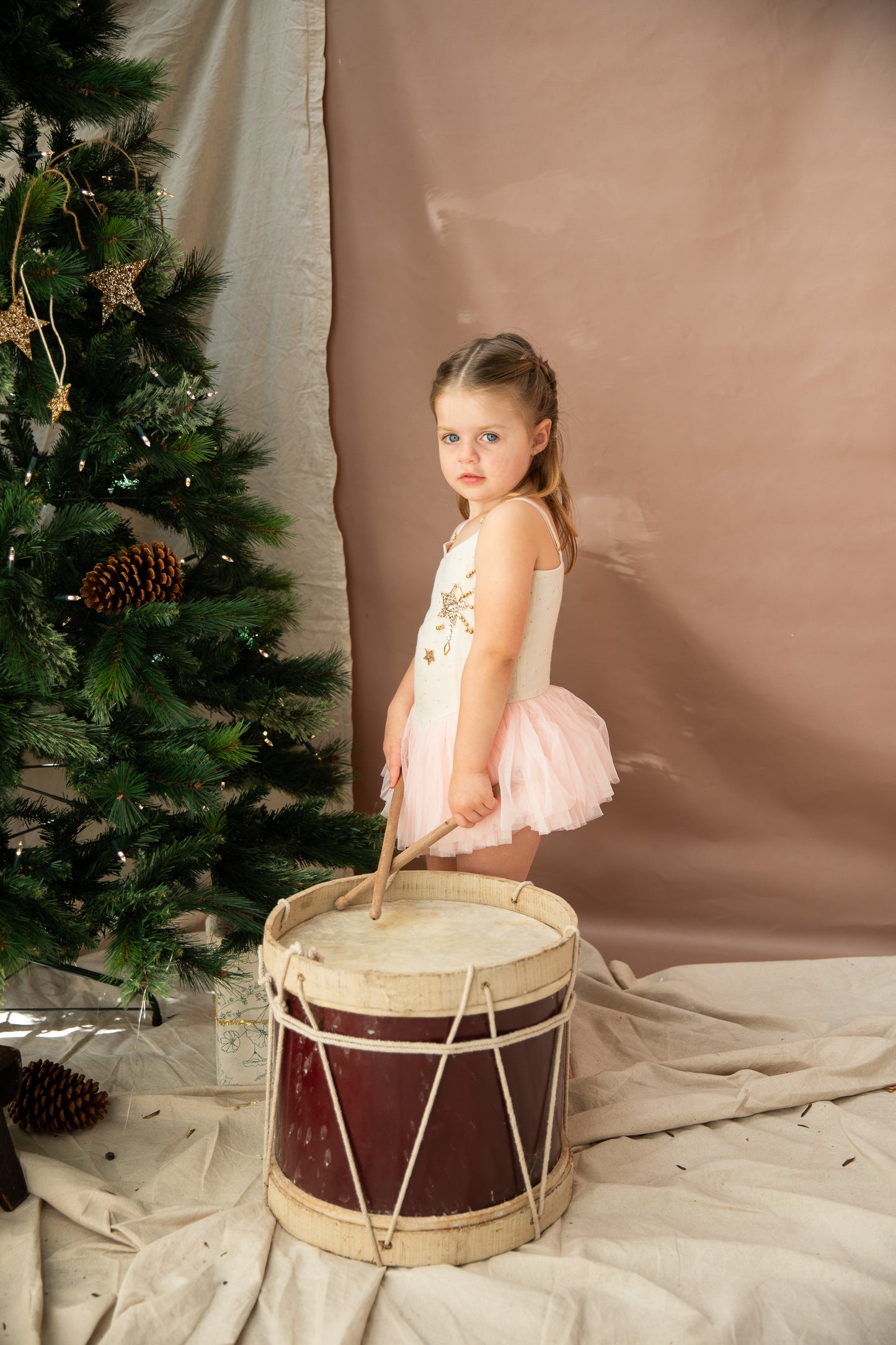 Bella and Lace Nutcracker Dress White Christmas