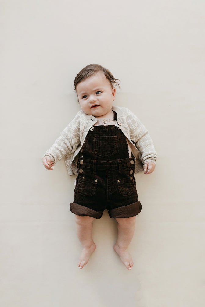 Jamie Kay Marlo Knitted Cardigan Marlo Check Jacquard