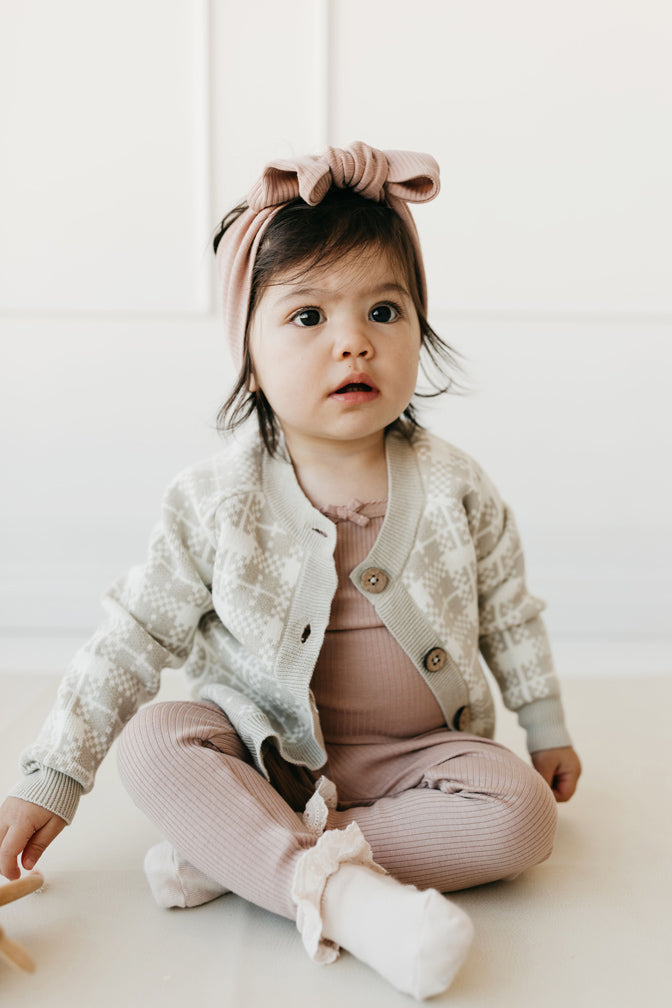 Jamie Kay Marlo Knitted Cardigan Marlo Check Jacquard