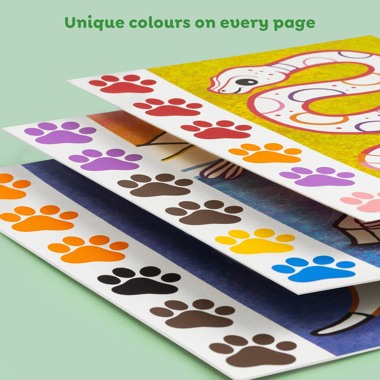 Tiger Tribe Paint-a-Picture Set Wild Animals