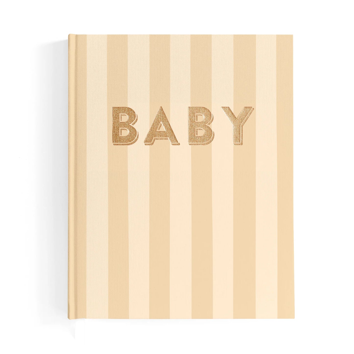 Fox + Fallow Baby Book Coffee Stripe