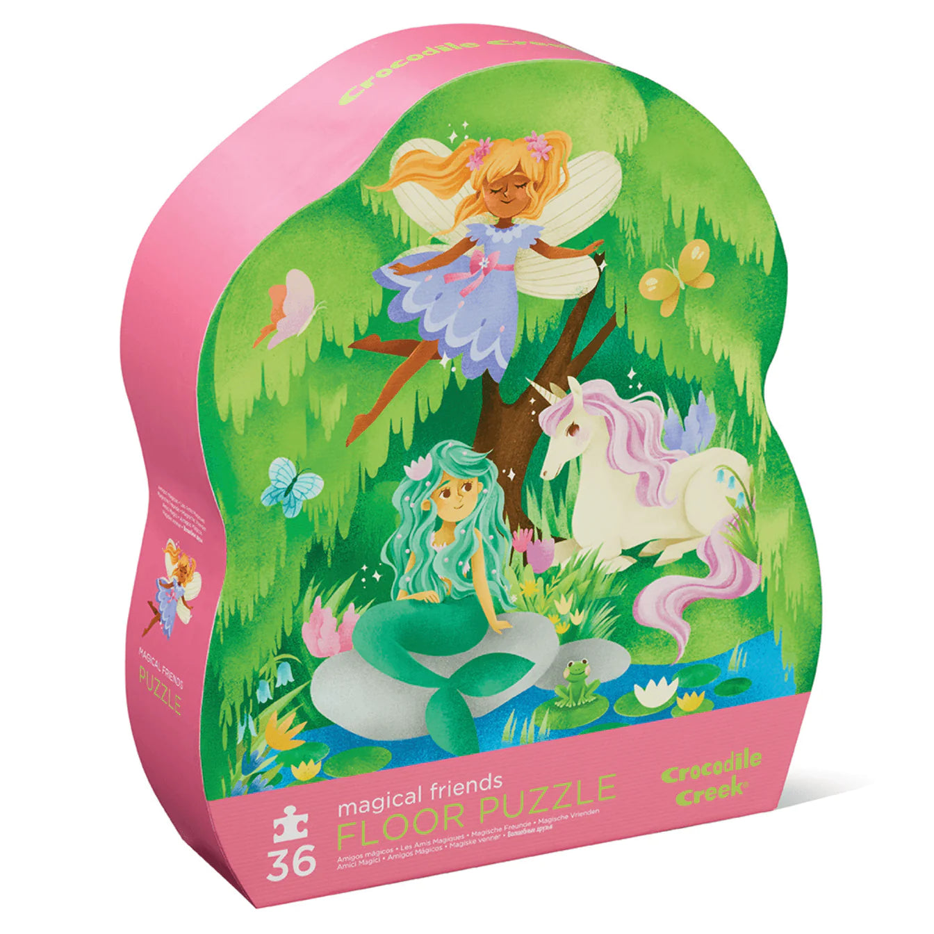 Crocodile Creek 36pc Floor Puzzle Magical Friends