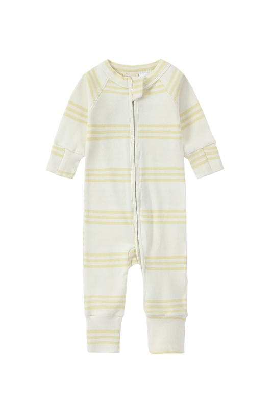 Susukoshi Long Sleeve Zip Growsuit Buttercup