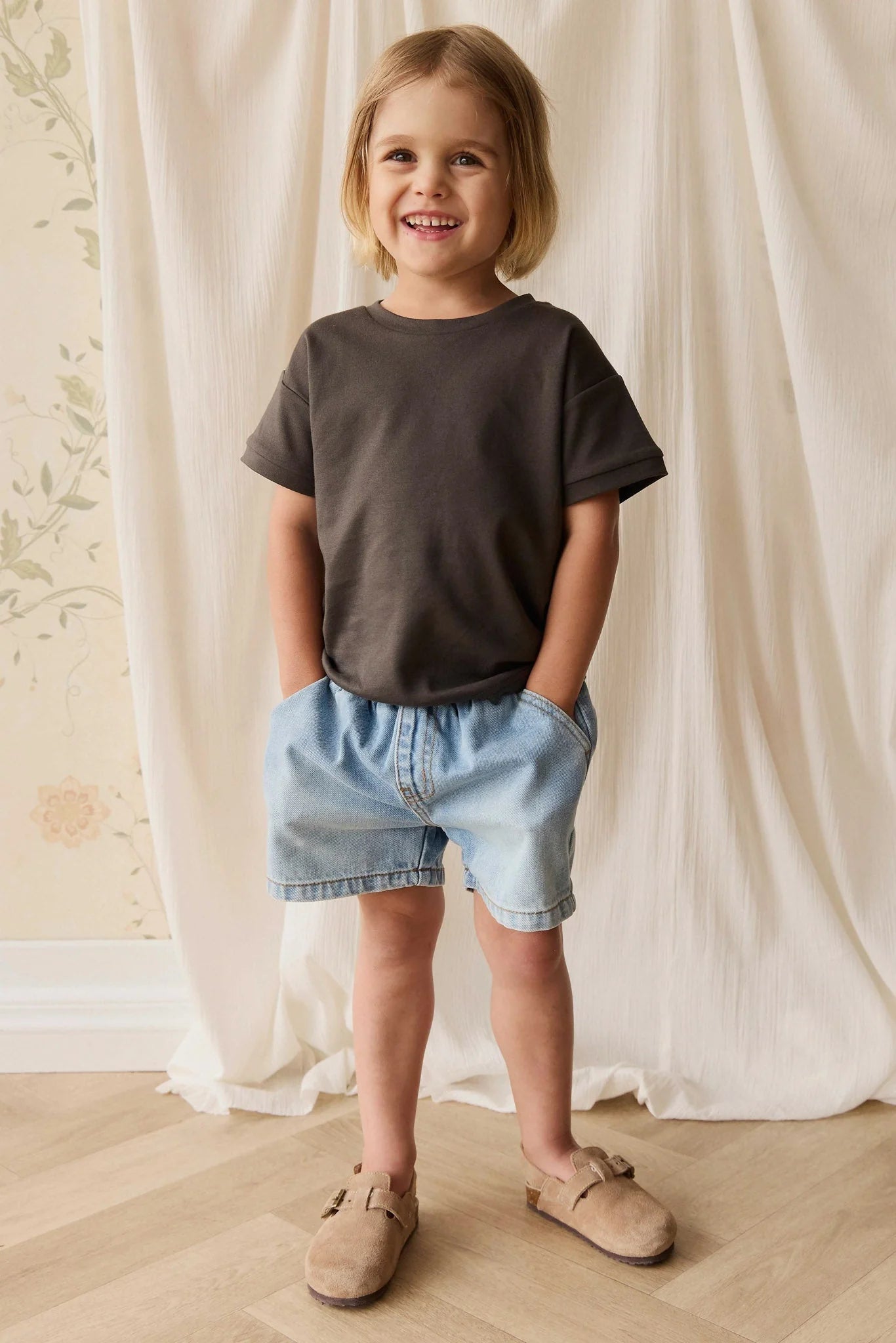 Jamie Kay Reid Denim Short Antique Blue