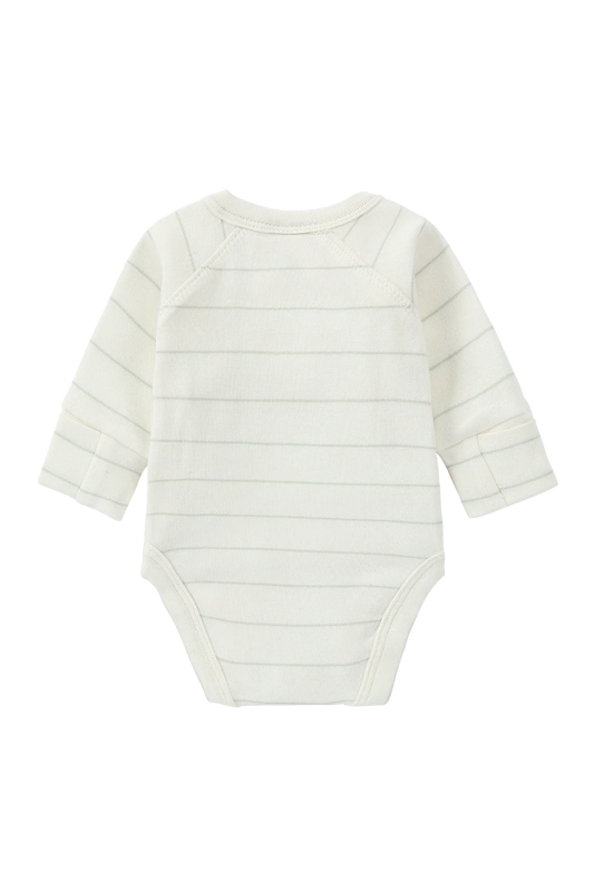 Susukoshi Long Sleeve Kimono Suit White Sky