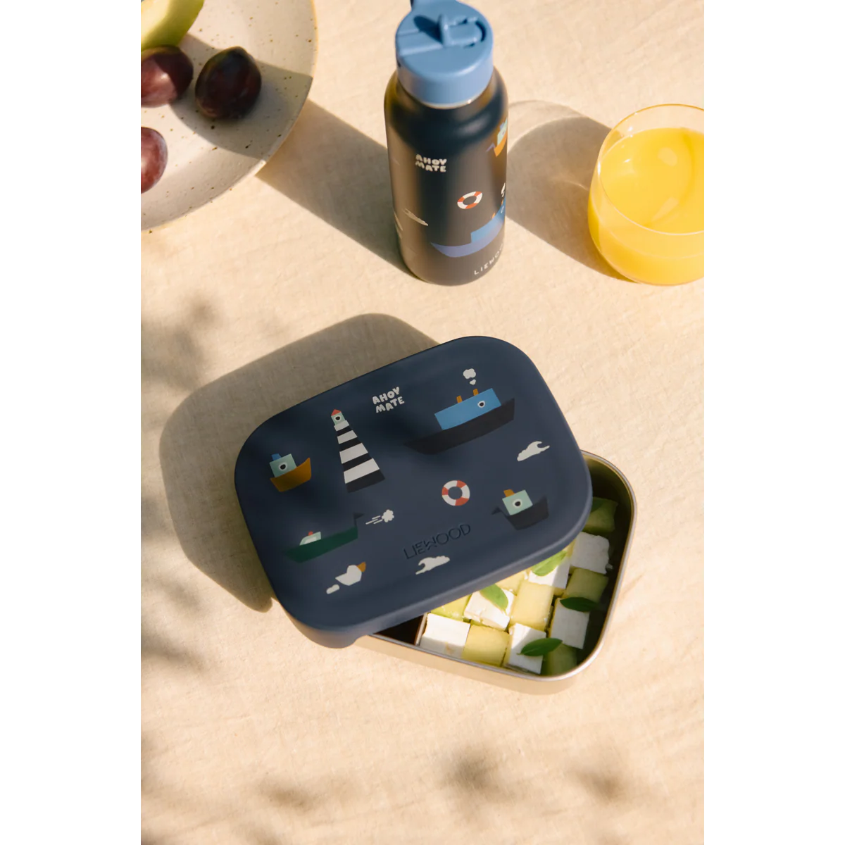 Liewood Falk Water Bottle 350 mL Sailing / Classic Navy