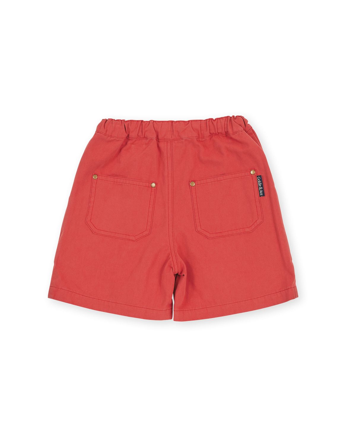 Goldie + Ace Carpenter Shorts Red