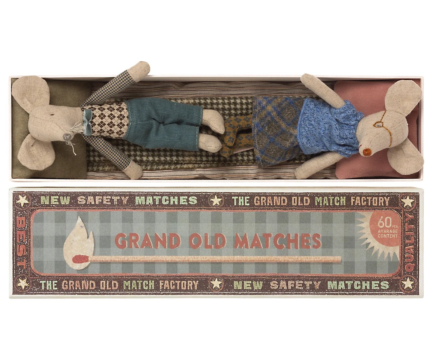 Maileg Grandma & Grandpa Mice in Box