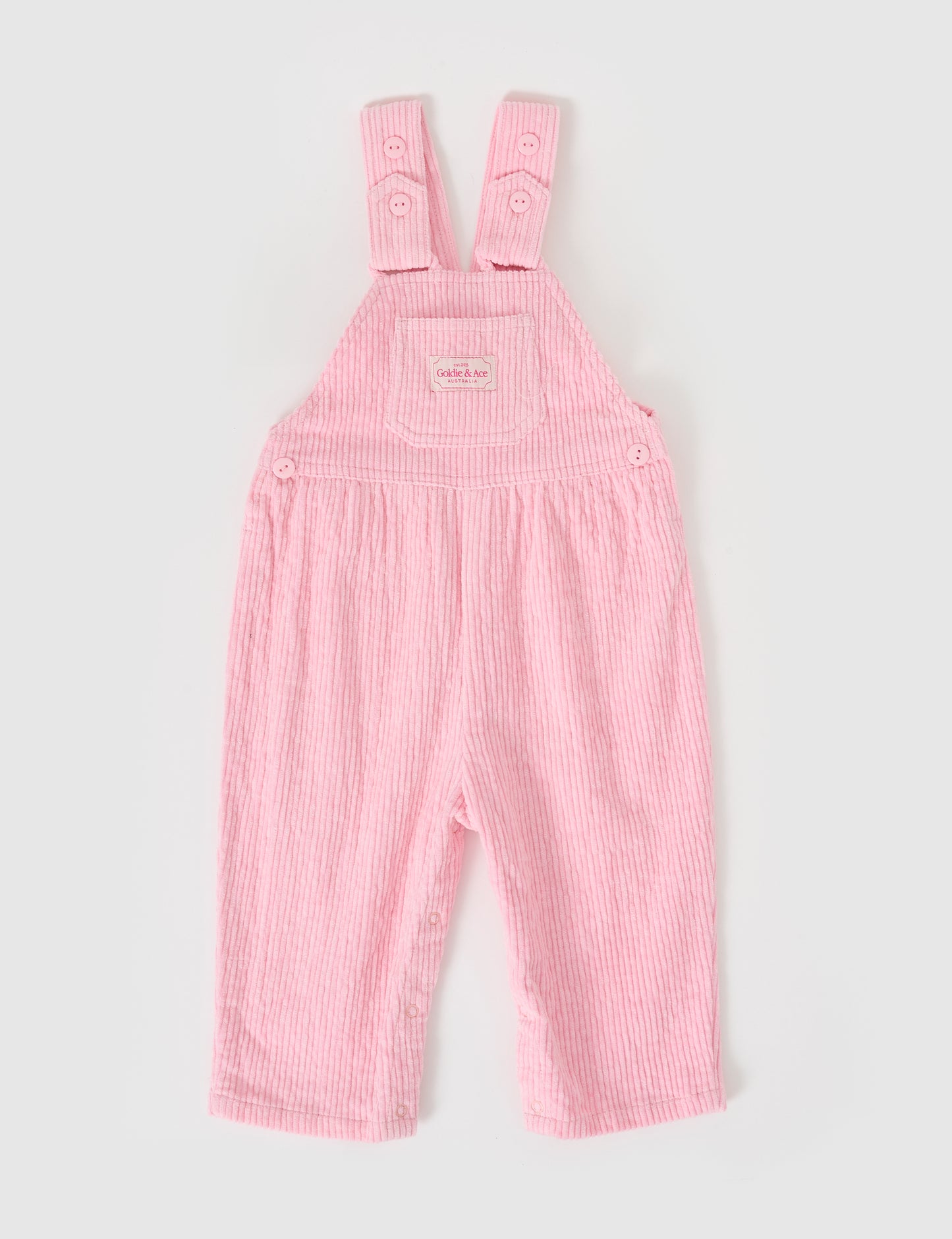Goldie + Ace Sammy Corduroy Overalls Sweat Pea
