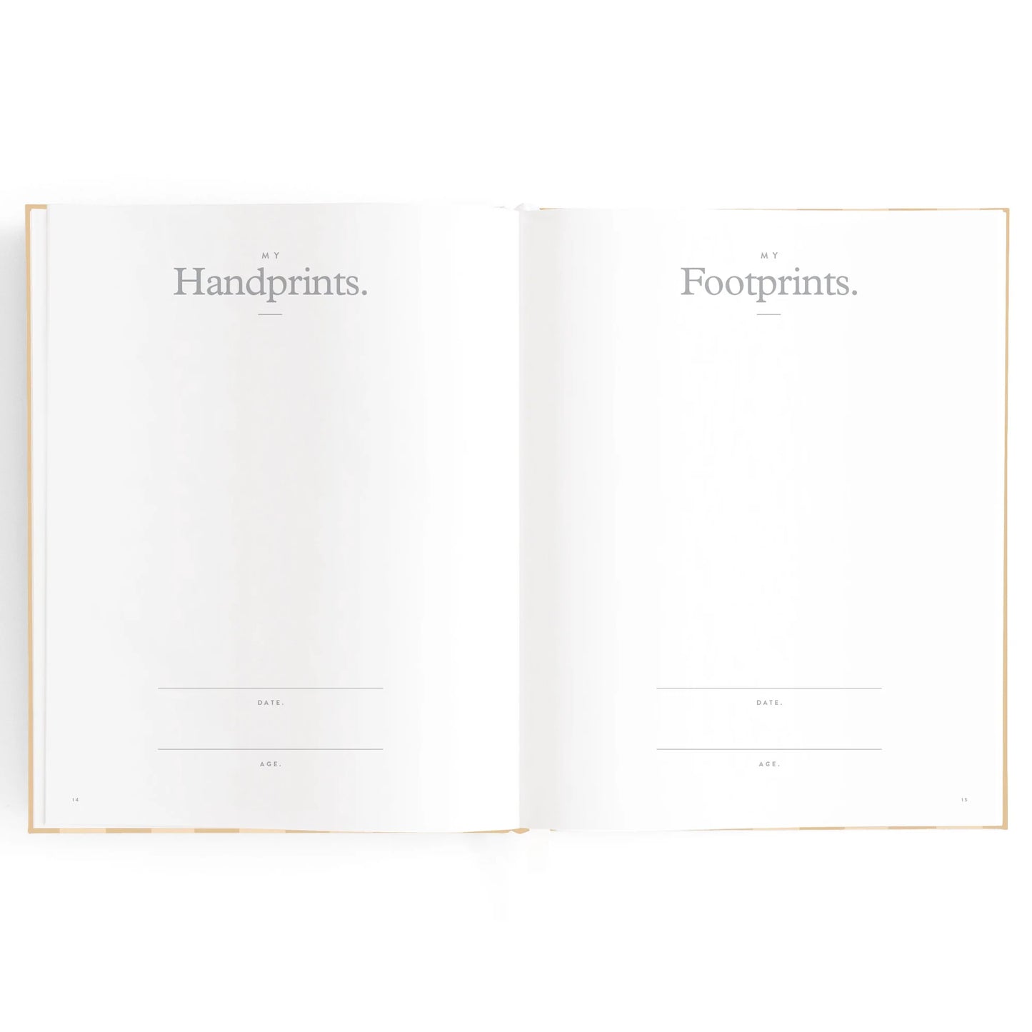 Fox + Fallow Baby Book Coffee Stripe