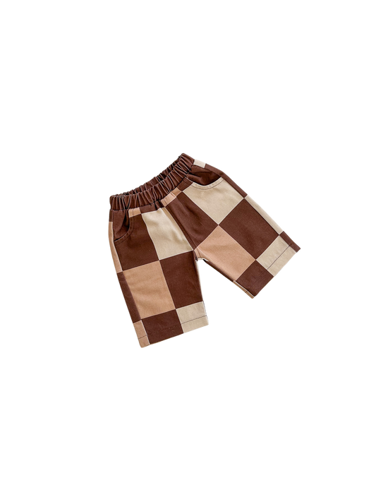 Ziggy Lou Canvas Pants Checks