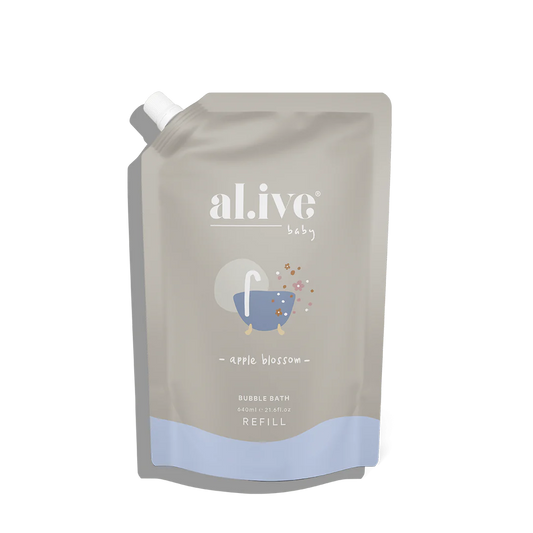 Al.ive Body Bubble Bath Refill 640ml Apple Blossom