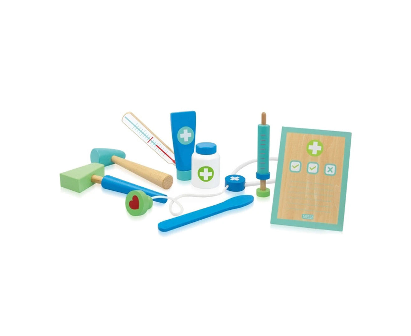 Sassi Wooden 10 Piece Doctor's Bag Set