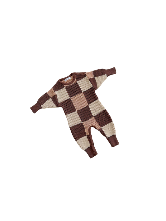 Ziggy Lou Winter Playsuit Checks