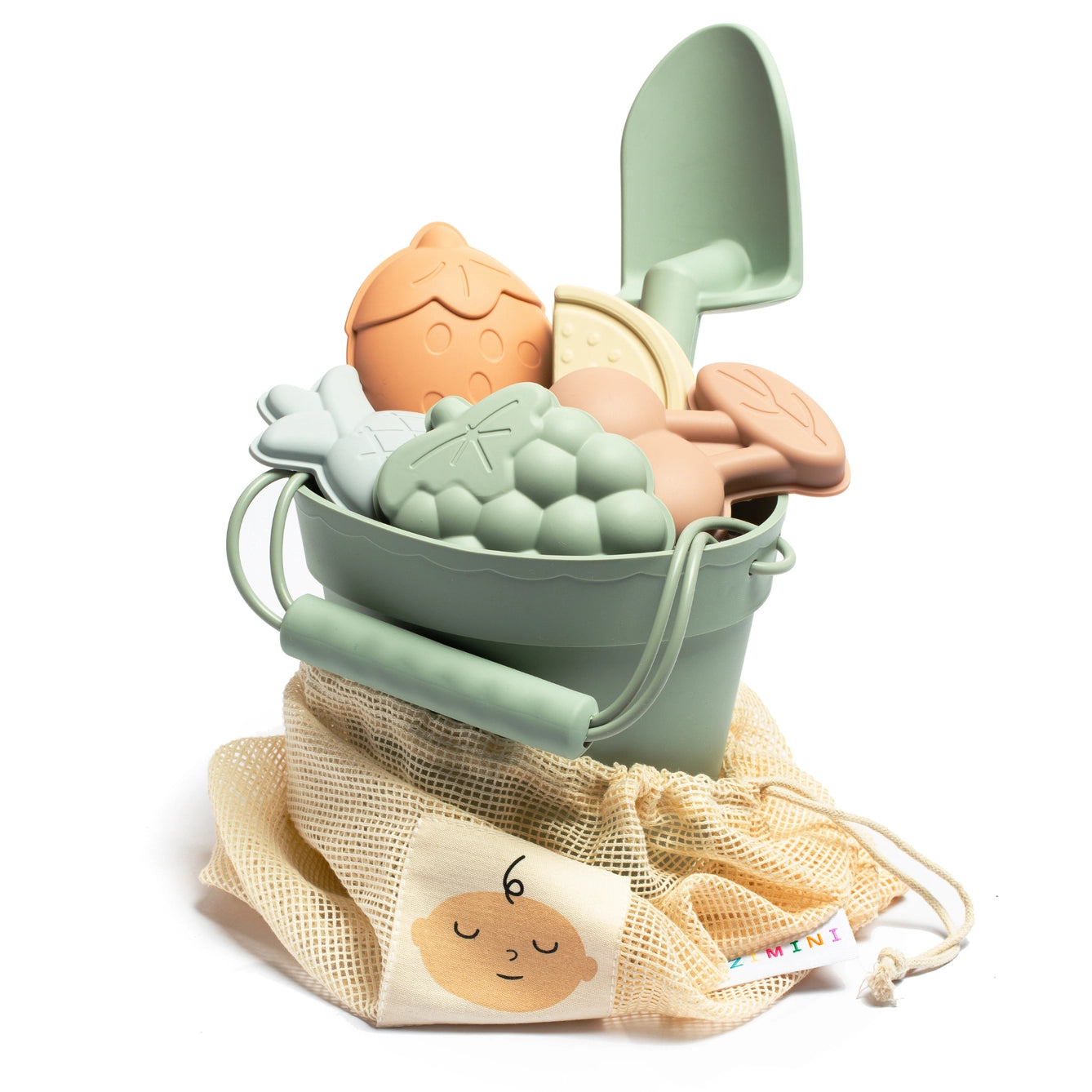 Izimini Beach Toys Set Sage