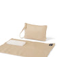 OiOi Nappy Changing Pouch Oat Vegan Leather