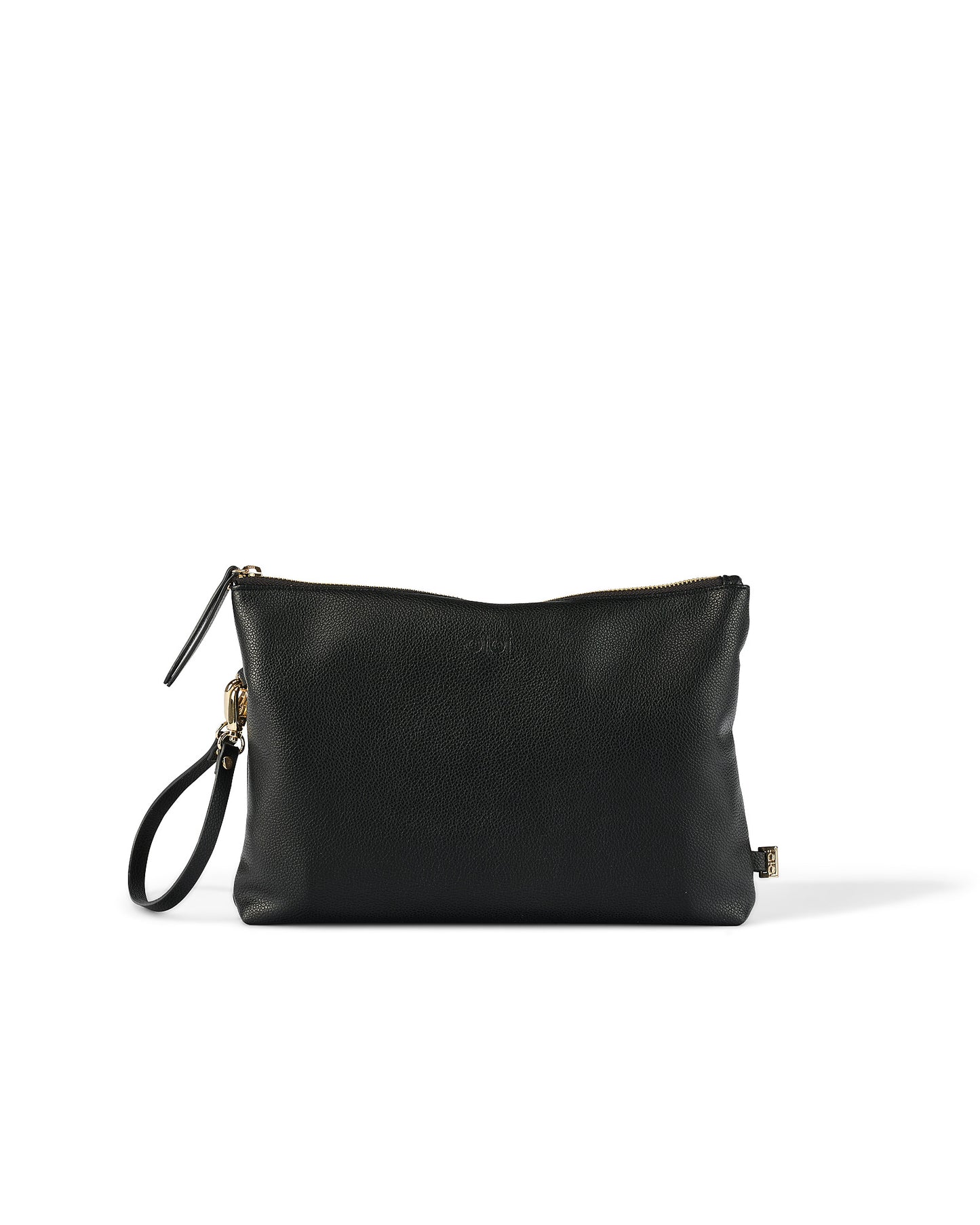 OiOi Nappy Changing Pouch Black Vegan Leather
