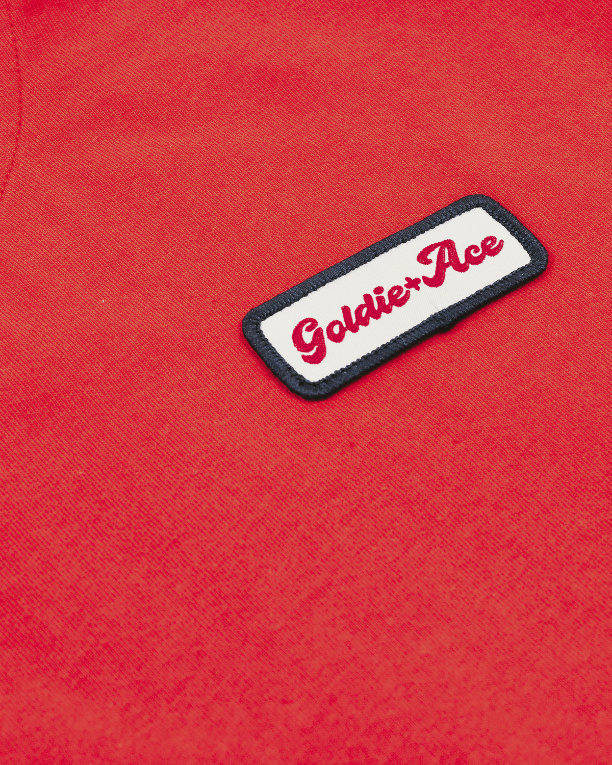 Goldie + Ace Logo Badge T-Shirt Red