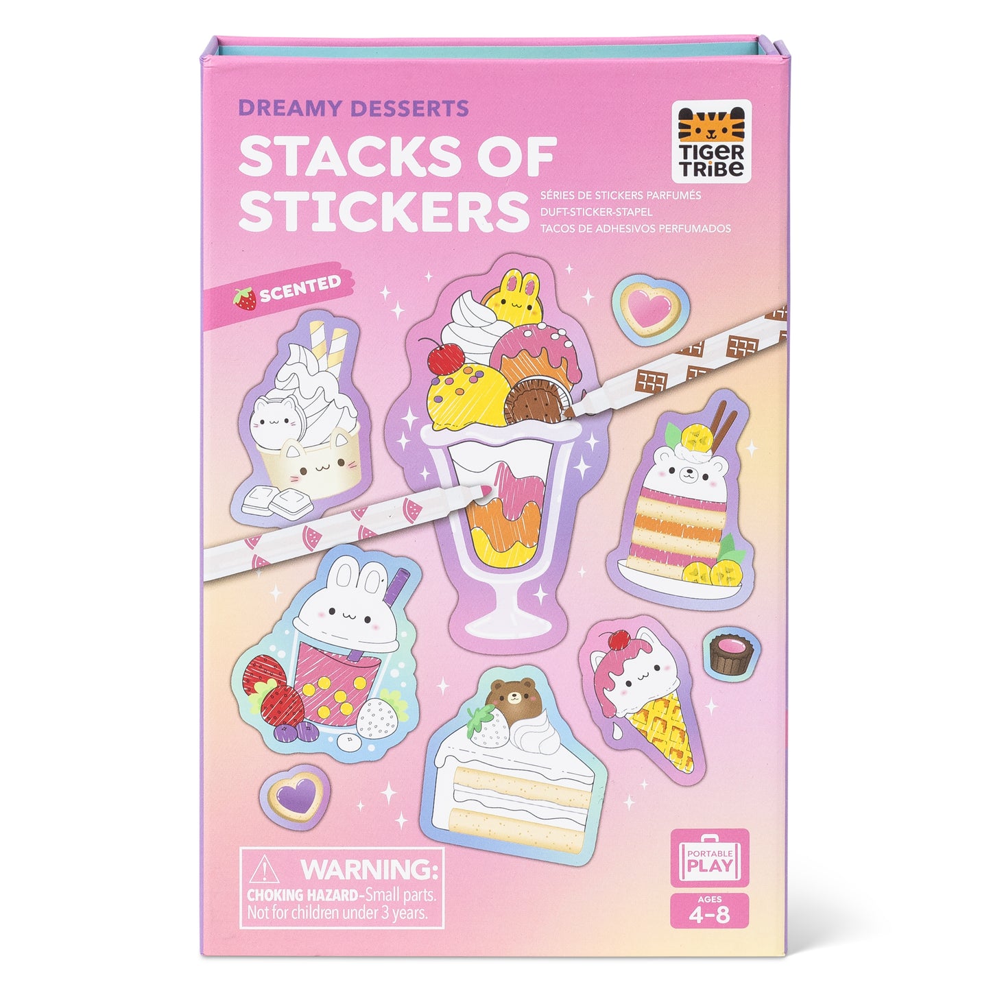 Tiger Tribe Scented Stacks Of Stickers Dreamy Desserts