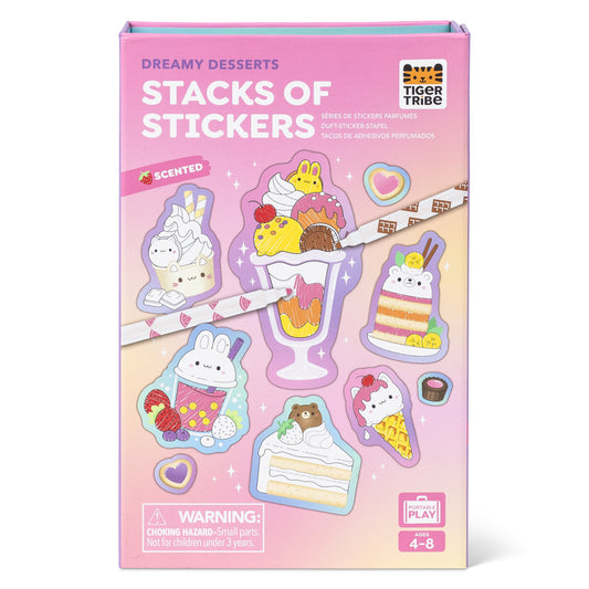 Tiger Tribe Scented Stacks Of Stickers Dreamy Desserts