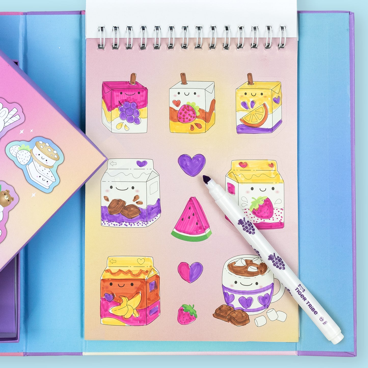 Tiger Tribe Scented Stacks Of Stickers Dreamy Desserts