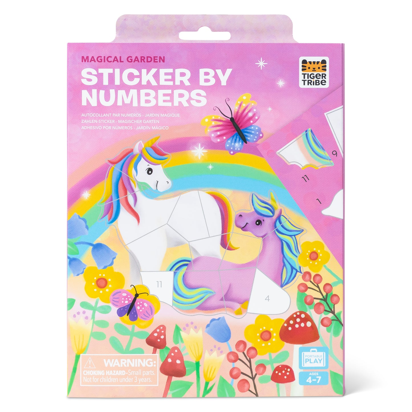 Tiger Tribe Sticker by Numbers Magical Garden