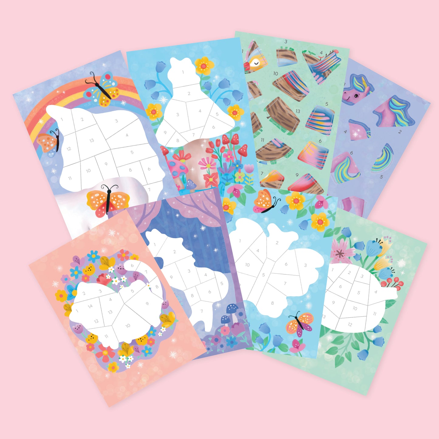 Tiger Tribe Sticker by Numbers Magical Garden