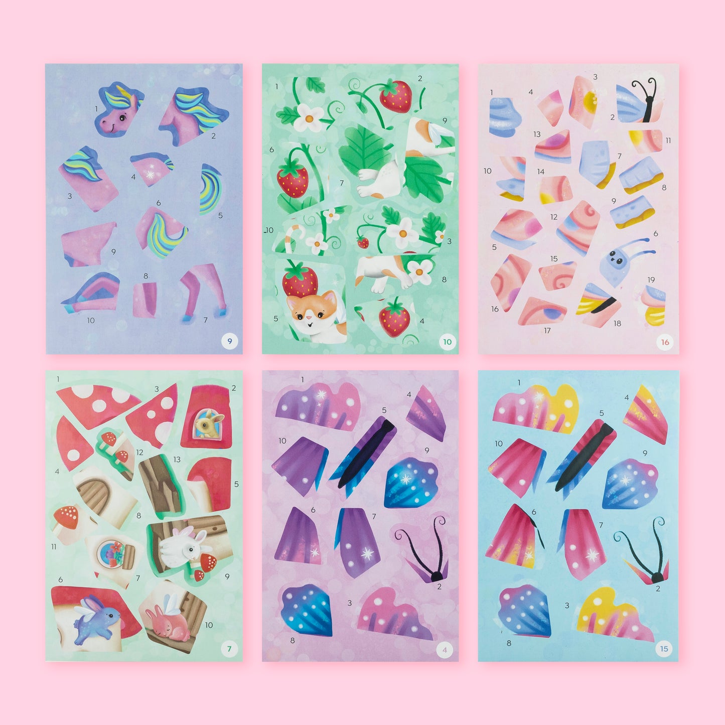 Tiger Tribe Sticker by Numbers Magical Garden