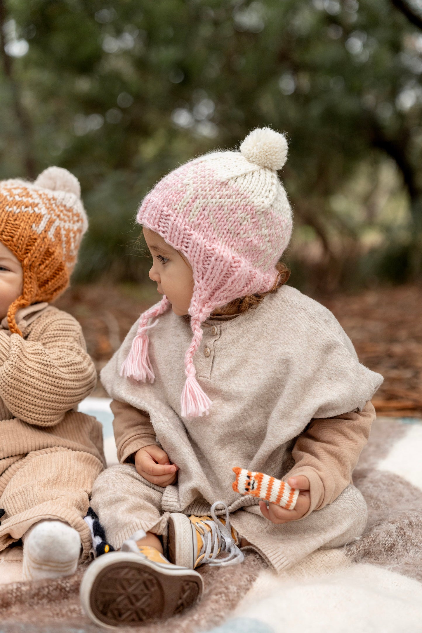 Acorn Bjorn Beanie Pink