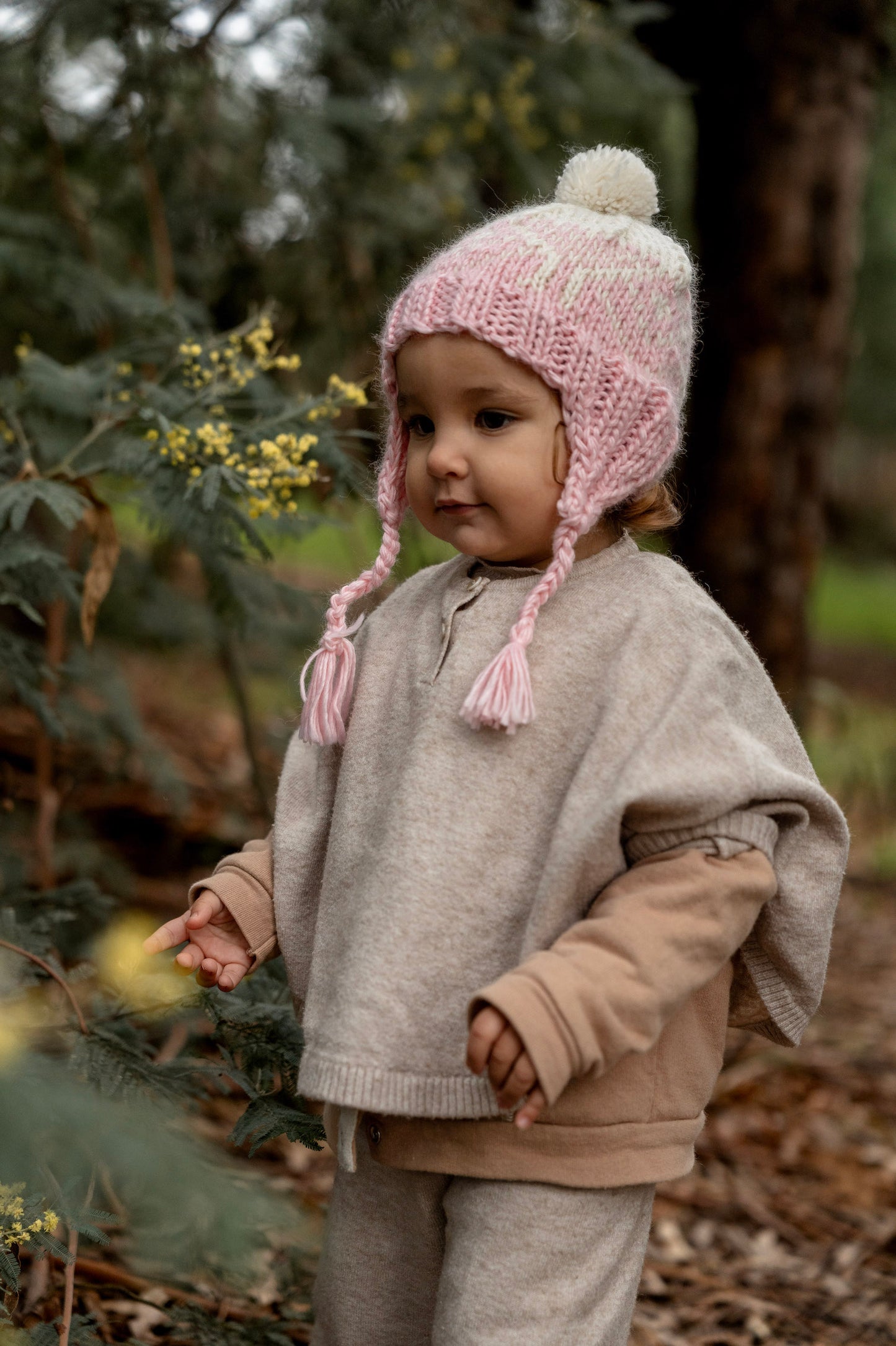 Acorn Bjorn Beanie Pink