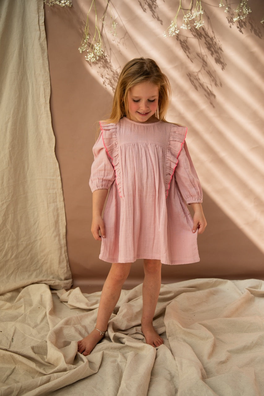 Bella and Lace Agatha Dress Pink Lady Apple