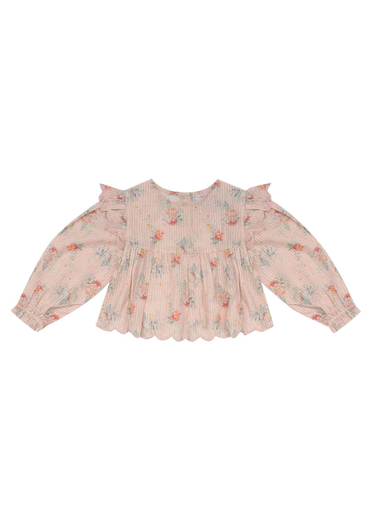 Pearson & Pearson Allie Top VoVo Pink Country Garden