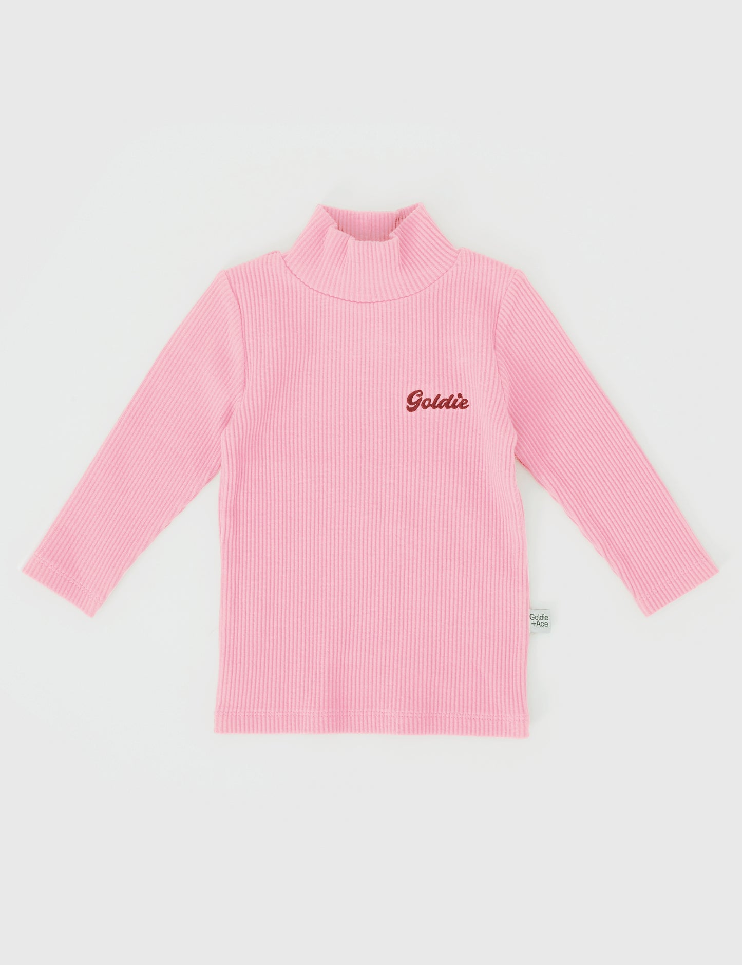 Goldie + Ace Embroidered Rib Skivvy Sweat Pea