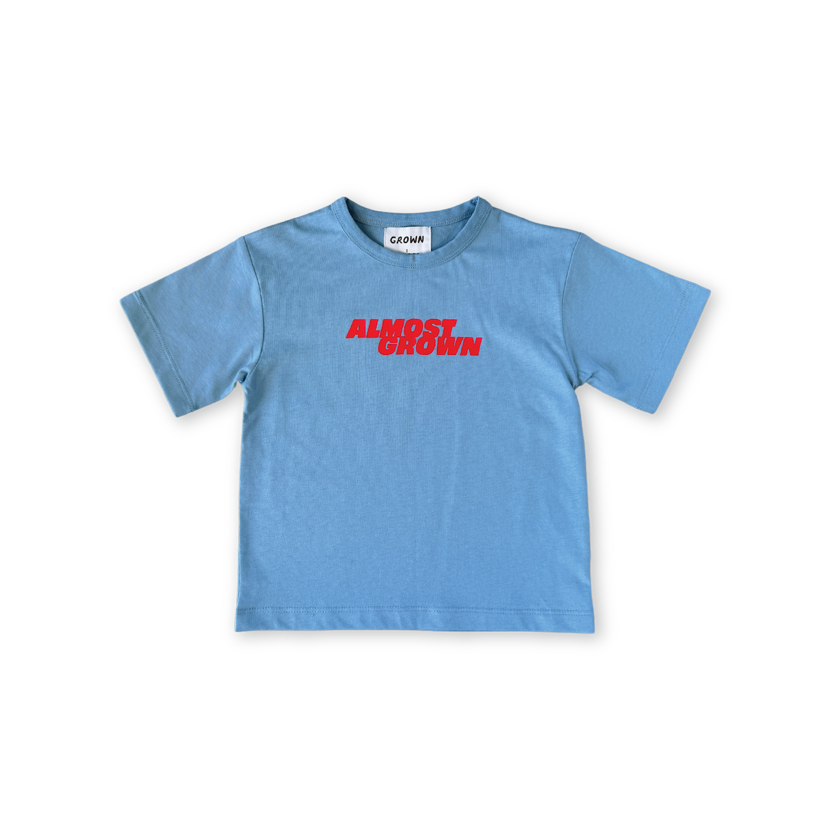 Grown Organic Almost Grown Tee - Duck Egg