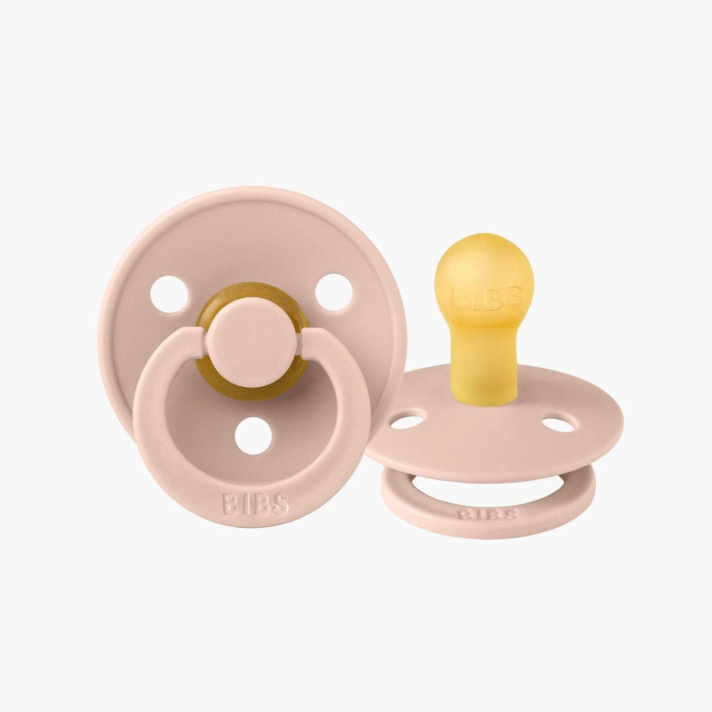 BIBS Dummies Size 2 Twin Pack Blush