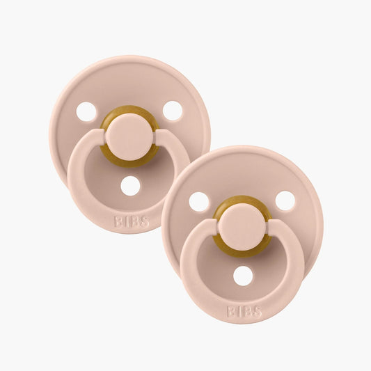 BIBS Dummies Size 2 Twin Pack Blush