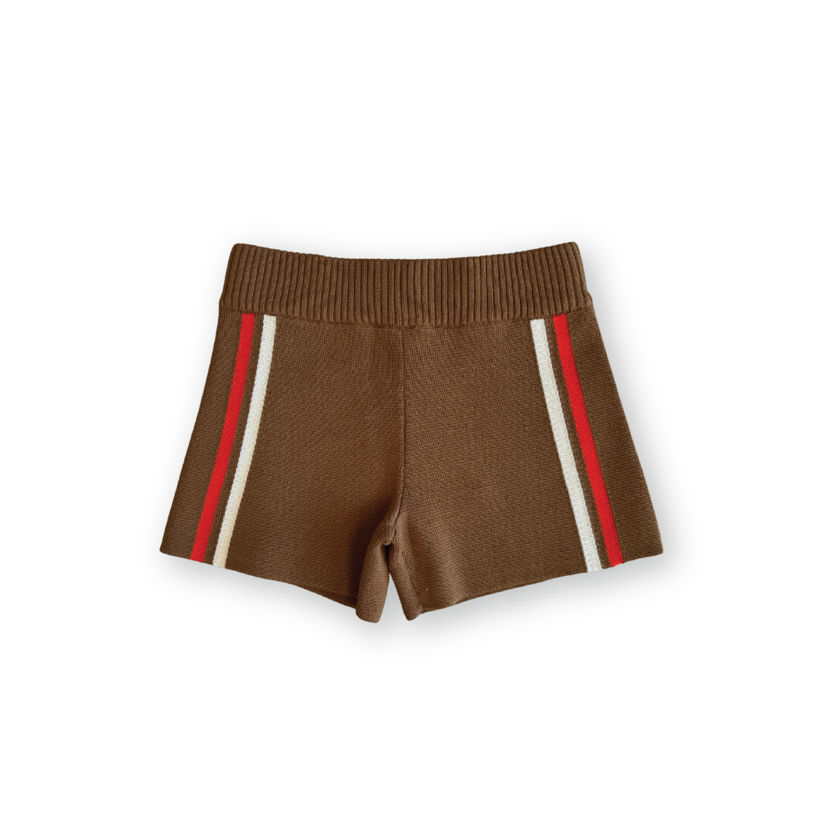 Grown Organic Milano Knit Shorts Brownie
