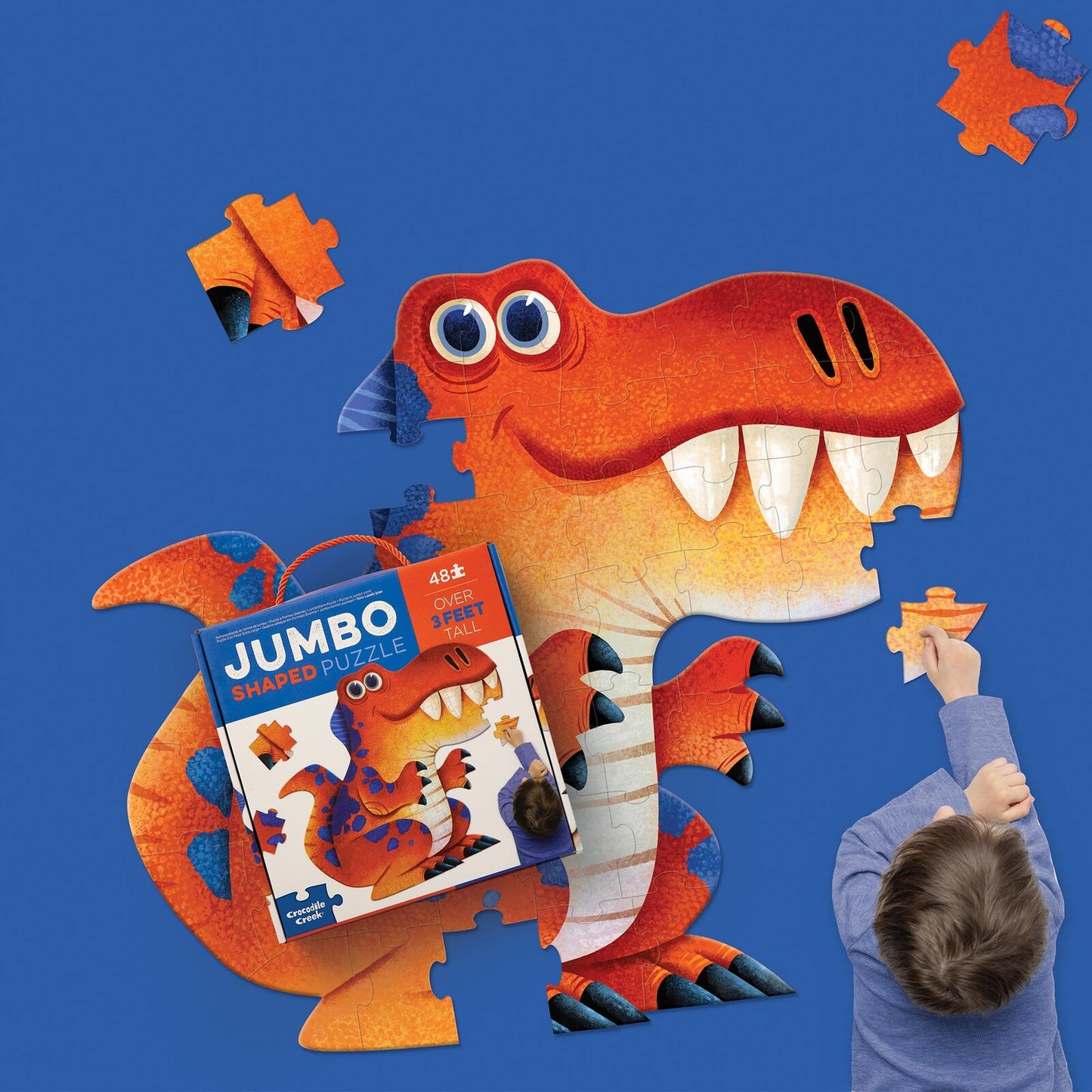 Crocodile Creek Jumbo Puzzle 48 Piece Dinosaur