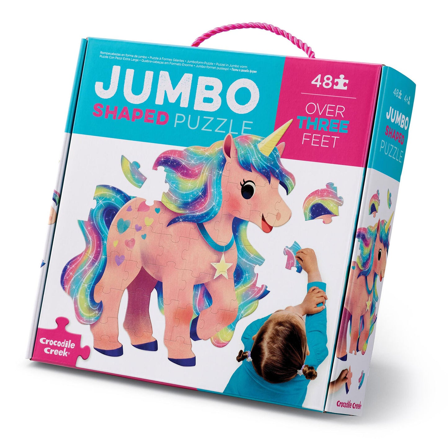 Crocodile Creek Jumbo Puzzle 48 Piece Unicorn