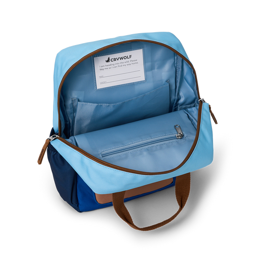 Crywolf Mini Backpack Deep Sea Colourblock