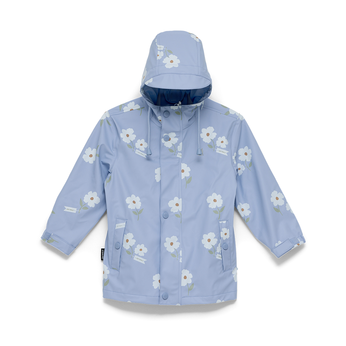 Crywolf Play Jacket Floral Periwinkle