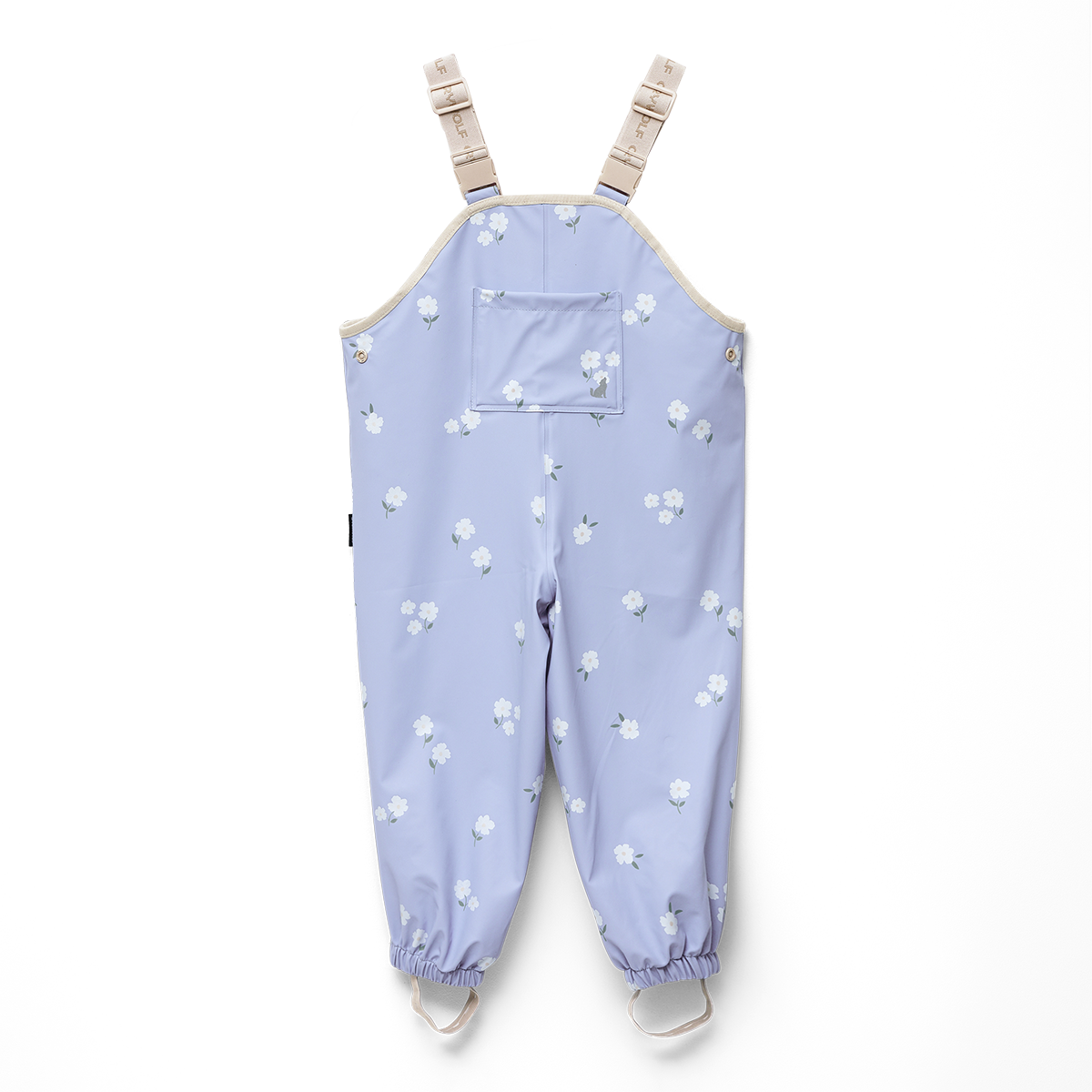 Crywolf Rain Overalls Periwinkle