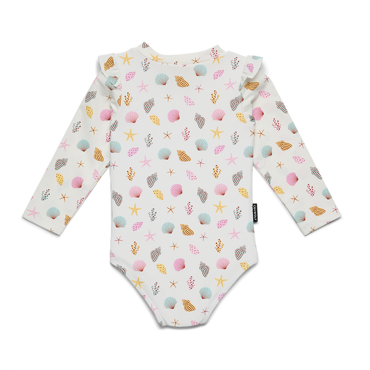 Crywolf Baby Long Sleeve Swimsuit Little Shell